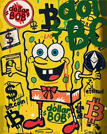 Картина по номерам Спанчбоб (40х50 см)