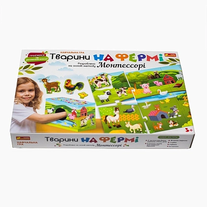 Настольная игра Животные на ферме, бренду Ранок, для 1-3 гравців - 13 - KUBIX