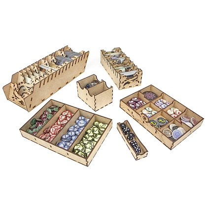 Органайзер для настільної гри Arkham Horror 3rd Edition (Organizer for boardgame Arkham Horror 3rd Edition), бренду Tower Rex - 5 - KUBIX