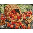 Миниатюра товара Алмазная мозаика Вкусная корзина (30х40 см) - 1