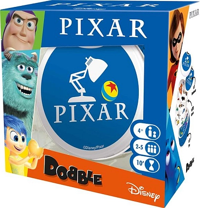Настольная игра Доббл Пиксар (Dobble Pixar), бренду Asmodee, для 2-5 гравців, час гри < 30мин. - 6 - KUBIX