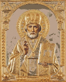 Алмазная мозаика Николай Чудотворец (40х50 см)