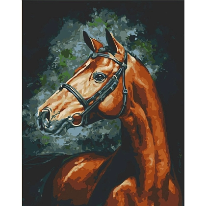 Картина по номерам Гордий скакун (40х50 см), бренду Art Craft - KUBIX