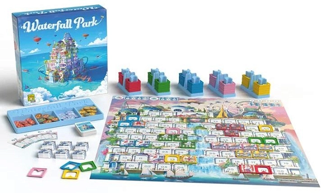 Настольная игра Парк Водопадов (Waterfall Park), бренду Games 7Days, для 3-5 гравців, час гри < 60мин. - 2 - KUBIX