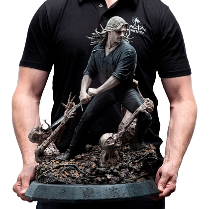 Статуетка Геральта. Відьмак (WITCHER Geralt the White Wolf Limited Edition) - 10 - KUBIX