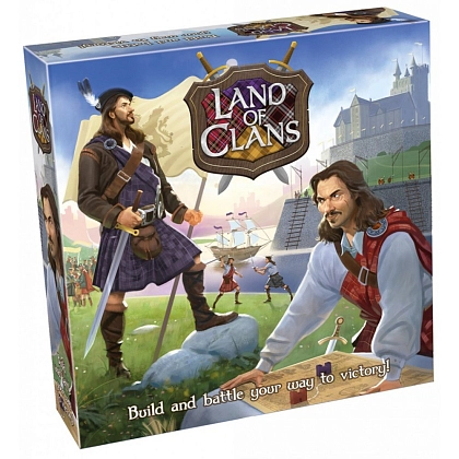Настольная игра Земля кланов (Land of Clans), бренду Tactic, для 2-4 гравців, час гри < 30мин. - KUBIX