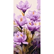 Миниатюра товара Картина по номерам "Крокусы" (40х80 см) - 1