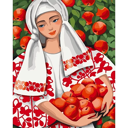 Картина по номерам Яблучний спас (40х50 см), бренду Art Craft - KUBIX