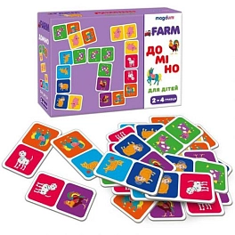 Настольная игра Домино. Ферма - KUBIX Настольная игра Домино. Ферма