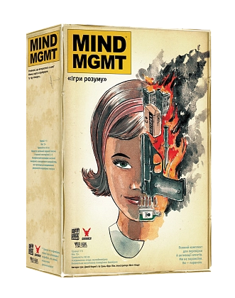 Настільна гра MIND MGMT: Ігри розуму (Mind MGMT: The Psychic Espionage «Game»), бренду Geekach Games, для 1-5 гравців, час гри > 60хв. - KUBIX