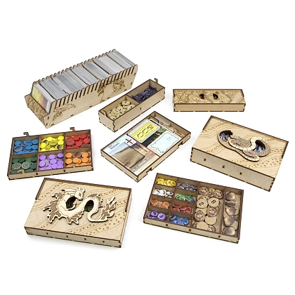 Органайзер для настольной игры Остров Духов + дополнение (Organizer for boardgame Spirit Island), бренду Tower Rex - 4 - KUBIX
