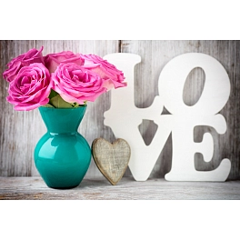 Алмазная мозаика LOVE (30х40 см)