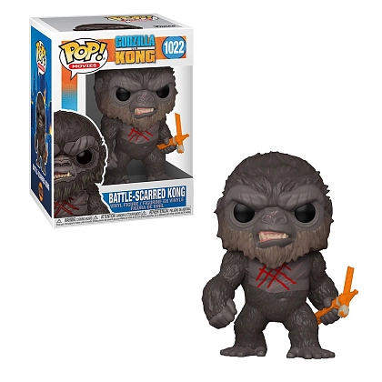 Ігрова фігурка FUNKO POP! КОНГ ЗІ ШРАМАМИ (Kong) Godzilla vs Kong #1022, бренду Funko - 2 - KUBIX