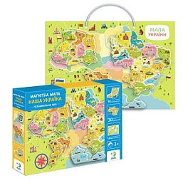 Настольная игра Магнитная карта Украины