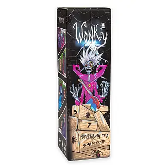 Настольная игра Вонкий Дженга (Wonky jenga)