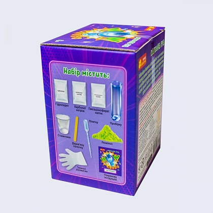 Набор для экспериментов Научная игра WOW сияние, бренду Ранок, для 1-4 гравців - 4 - KUBIX