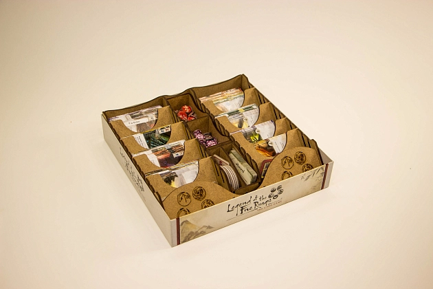 Органайзер для настольной игры Легенда Пяти Колец: Карточная игра (Organizer for boardgame Legend of the Five Rings: The Card Game), бренду Tower Rex - 8 - KUBIX