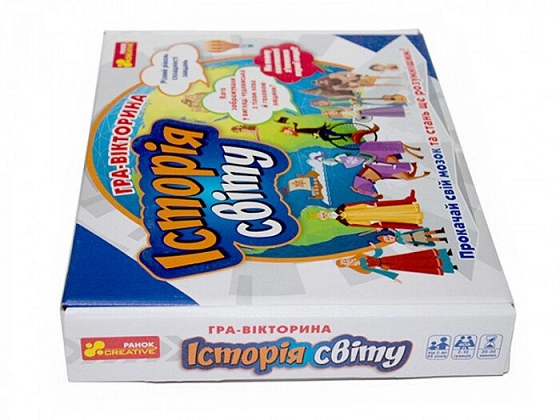 Настольная игра История мира, бренду Ранок, для 2-10 гравців, час гри < 30мин. - 3 - KUBIX