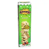 Миниатюра товара Настольная игра Дженга 60 деревянных брусков (зеленая) - 1