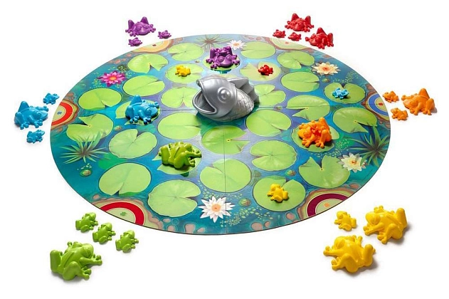 Настольная игра «Поквапся (Froggit)», бренду Smart Games, для 2-6 гравців, час гри < 30мин. - 2 - KUBIX