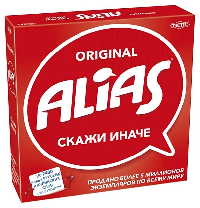 Настольная игра Алис (Alias) (RU) (EN) Элиас, бренду Tactic, для 4-12 гравців, час гри < 60мин. - KUBIX