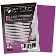 Мініатюра товару Протектори Games7Days (66 х 91 мм / 63.5x88 мм) Purple Premium MTG (80 шт) - 1