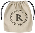 Мініатюра товару Мішечок Runic Beige & black Dice Bag - 1