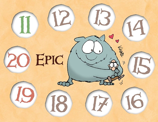 Настільна гра Манчкін. Набір лічильників рівнів, бренду Третя Планета - 8 - KUBIX