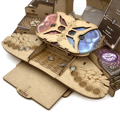 Органайзер Глумхейвен: Игровая планшетка (Gloomhaven Player Board), бренду Tower Rex - 3 - KUBIX
