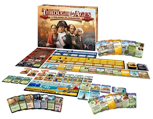 Настольная игра Through the Ages: A New Story of Civilization (Через эпохи: Новая история цивилизации) (EN), бренду Czech Games Edition, для 2-4 гравців, час гри > 60мин. - 2 - KUBIX
