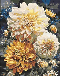 Алмазная мозаика Летние цветы (40х50 см)