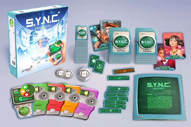 Настільна гра S.Y.N.C. DISCOVERY, бренду Proton Games, для 2-7 гравців, час гри < 30хв. - 2 - KUBIX