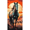 Картина за номерами Horse art (40x80 см)