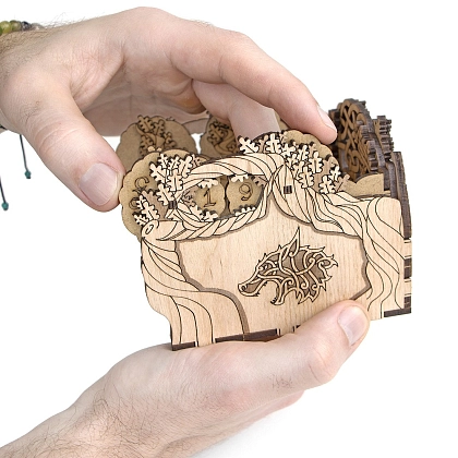 Органайзер для карт Sylvan Cardholder (Card Box Sylvan Cardholder), бренду Tower Rex - 5 - KUBIX