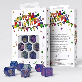 Набір кубиків Happy Birthday Dice Set: Streamers