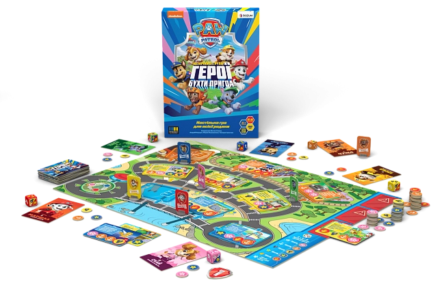 Настольная игра Щенячий патруль: Герои Бухты Приключений (Paw Patrol), бренду Rozum, для 2-5 гравців, час гри < 30мин. - 6 - KUBIX