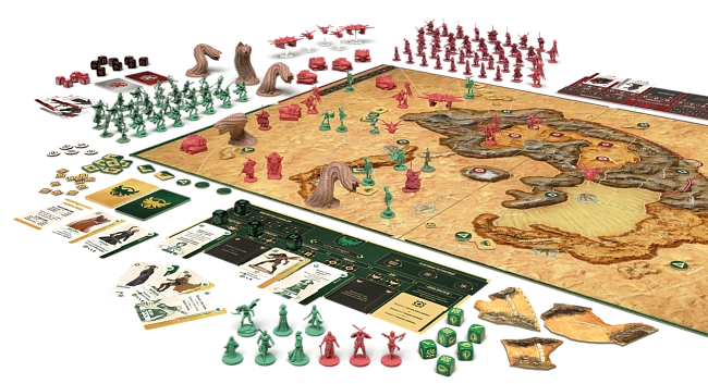 Настільна гра Дюна. Війна за Арракіс (Dune: War for Arrakis), бренду Geekach Games, для 1-4 гравців, час гри > 60хв. - 6 - KUBIX