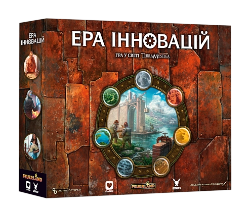 Настольная игра Эра инноваций (Age of Innovation), бренду Geekach Games, для 1-5 гравців, час гри < 60мин. - KUBIX