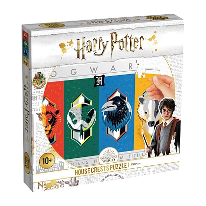 Пазл HARRY POTTER House Crests (Гаррі Поттер) (500 шт.) - KUBIX