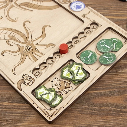 Купити Игроорганайзер Планшеты игроков для игры Arkham Horror 3rd Edition (Arkham Horror 3rd Edition Playerboards igronizer), бренду Tower Rex - 7 - KUBIX Игроорганайзер Планшеты игроков для игры Arkham Horror 3rd Edition (Arkham Horror 3rd Edition Playerboards igronizer), бренду Tower Rex - 7 - KUBIX